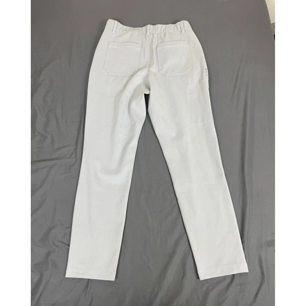 Bylt Lux Slim Fit Pants Fawn Grey Mens 32x30 2-Way Stretch UPF50 MBP0635